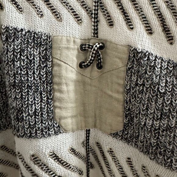 Vintage Bonnie and Bill by Holly Geometric Pattern Collared Sweater M - Picture 4 of 6